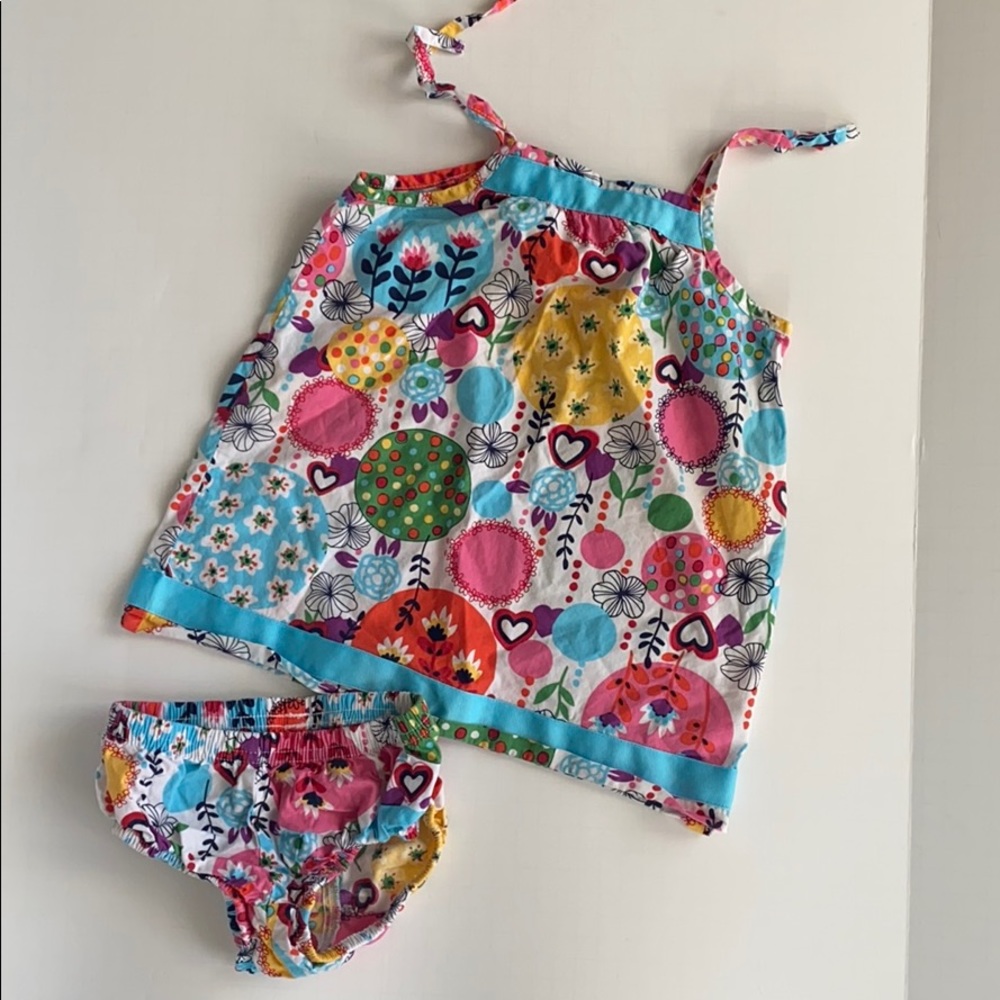 Hanna Anderson summer 2 piece set 80cm 2t-3t
